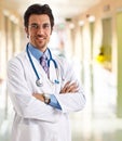 Smiling doctor portrait Royalty Free Stock Photo