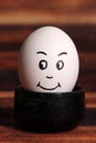 Smiling egg Royalty Free Stock Photo