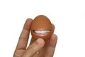 Smiling Egg Royalty Free Stock Photo