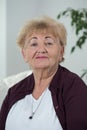 Smiling elder woman