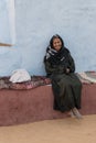 Smiling Elderly Women in Nubian Village Aswan Egypt