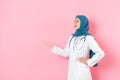 Smiling elegant muslim female hospital doctor Royalty Free Stock Photo