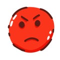 smiling emoji red angry emoticon anger anger.