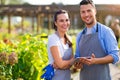 Garden Center Employees Royalty Free Stock Photo