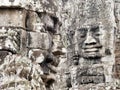 Smiling face of Bayon Temple Royalty Free Stock Photo