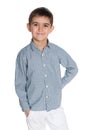 Smiling fashion young boy Royalty Free Stock Photo