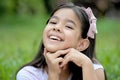 Smiling Filipina Girl Child