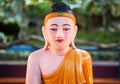 Smiling Gautama Buddha at Haw Par Villa, Singapore Royalty Free Stock Photo