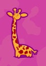 smiling giraffe