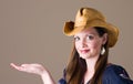 Smiling Girl in Western Outfit