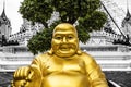 Smiling Golden Buddha Statue