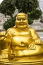 Smiling Golden Buddha Statue