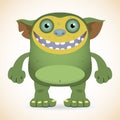 Smiling Green Monster