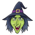 Smiling Halloween Witch Character Royalty Free Stock Photo