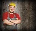 Smiling handyman Royalty Free Stock Photo