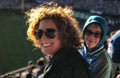 Family at baseball game