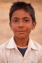 Smiling Indian boy near Karauli in India Royalty Free Stock Photo