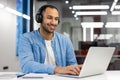 Indian businessman working from home with a laptop Royalty Free Stock Photo