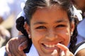 Smiling indian school girl