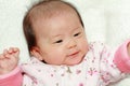 Smiling Japanese baby girl Royalty Free Stock Photo