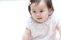 Smiling Japanese baby girl Royalty Free Stock Photo