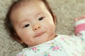 Smiling Japanese baby girl Royalty Free Stock Photo