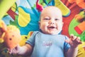 Smiling lovable baby Royalty Free Stock Photo