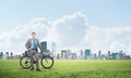 Smiling man in business suit and tie Royalty Free Stock Photo