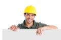 Smiling manual worker Royalty Free Stock Photo