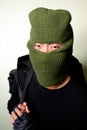 Smiling masked cat burglar Royalty Free Stock Photo
