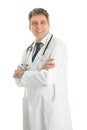 Smiling medical doctor man with stethoscope Royalty Free Stock Photo