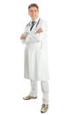 Smiling medical doctor man with stethoscope Royalty Free Stock Photo