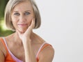 Smiling Middle Aged Woman Royalty Free Stock Photo