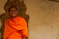 A Smiling Monk of Wat Pho, Bangkok, Thailand