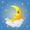 Smiling Moon Royalty Free Stock Photo