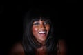 Smiling Naomi Campbell Royalty Free Stock Photo