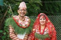 Smiling Nepali Bridal Couple