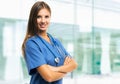 Smiling nurse portrait Royalty Free Stock Photo