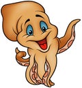 Smiling Octopus Royalty Free Stock Photo