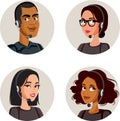 Call Center Agents Avatars Collection Set