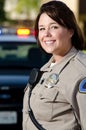 Smiling officer Royalty Free Stock Photo