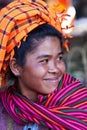 Smiling Pa-O tribe woman, Myanmar