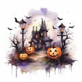 Smiling Pumpkin Illustration Design Royalty Free Stock Photo