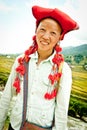 Smiling Red Dao woman Royalty Free Stock Photo