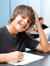 Smiling School Boy Royalty Free Stock Photo