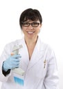 Smiling scientific researcher Royalty Free Stock Photo