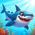 Smiling Shark Underwater