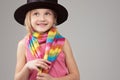 Smiling six year old girl Royalty Free Stock Photo