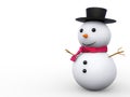 Smiling snowman