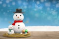 Smiling snowman